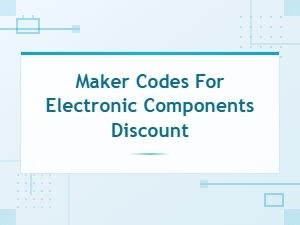 Maker Codes for Electronic Components Discount